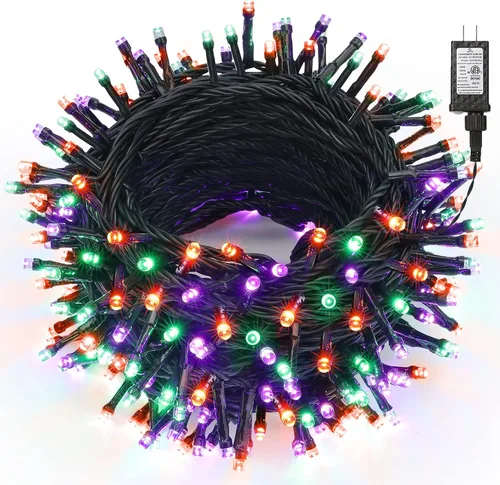 Vista 9 de Brizled - Tira de luces inteligentes para Navidad, 20 metros / 66 pies, 200 luces LED que cambian de color, control por aplicación y voz, luces