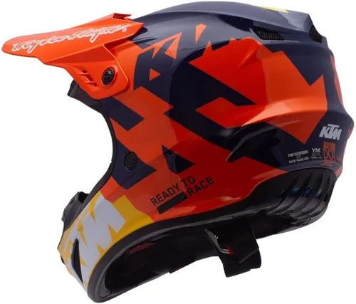 Vista 2 de KTM Casco Niños GP Naranja/Azul Marino UPW22001140X
