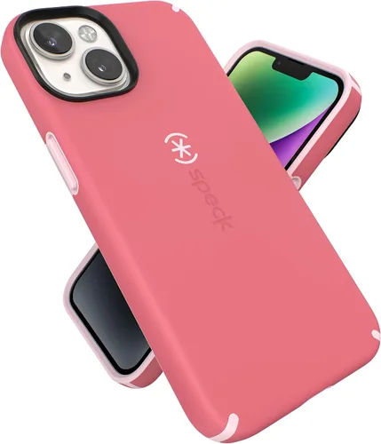 Vista 10 de Speck Funda para iPhone 14 y iPhone 13, protección contra caídas, resistente a los arañazos, diseñada para carcasa MagSafe con revestimiento suave