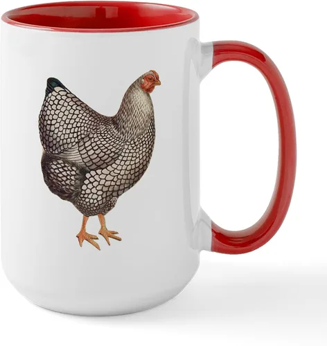 Vista 19 de CafePress Backyard Chicken Whisperer Mugs Taza de café de cerámica de 15 oz (15.0 fl oz)