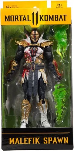 Vista 8 de McFarlane Toys Mortal Kombat Malefik Spawn - Figura de acción de 7 pulgadas con accesorios
