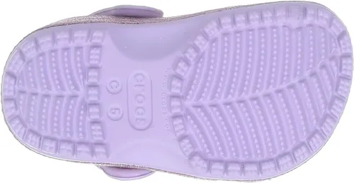 Vista 4 de Crocs Zuecos clásicos con purpurina niño pequeñoniño grande