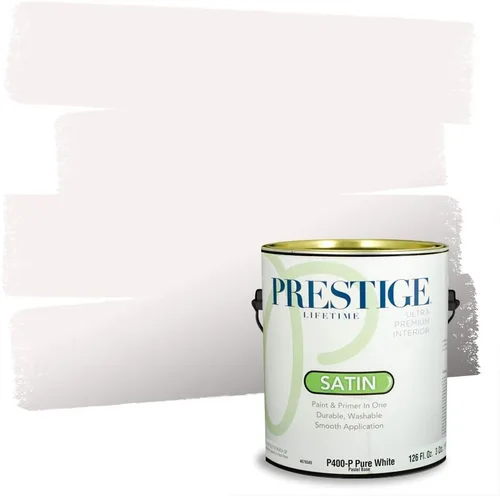 Vista 76 de Prestige Paints - Pintura exterior e imprimación en uno, 1 galón, plano, E500-P-A011GP