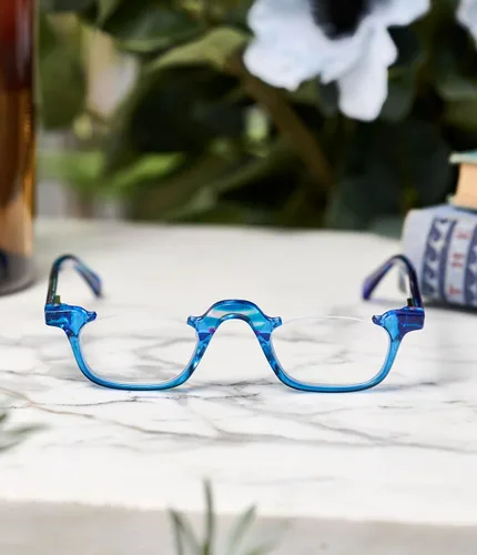 Vista 5 de eyebobs - Untamed Gafas de lectura prémium para hombres y mujeres Monturas de medio borde Disponible en 0.0x - 4.0x