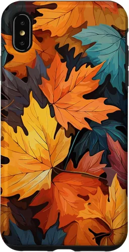 Vista 11 de Colorful Leaves Otoño y Otoño Tema, Otoño Color Funda para iPhone 17