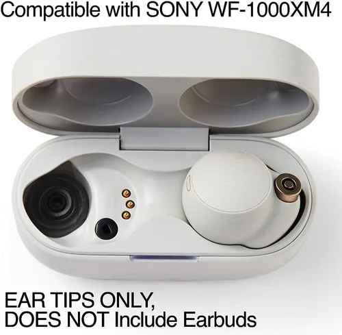 Vista 4 de AZLA Crystal Standard (L) - Puntas para auriculares inalámbricos - Consejos de reemplazo de auriculares con cancelación de ruido - Eartips