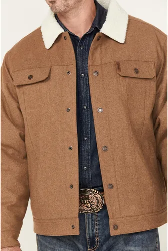 Vista 3 de Cinch - Chaqueta de camionero oculta marrón para hombre