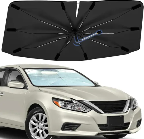 Vista 80 de Sombrilla Parasol para Parabrisas para Mazda 3 2014-2026, Parasol Plegable para Coche para Ventana Delantera, Visera Protectora Solar Altamente