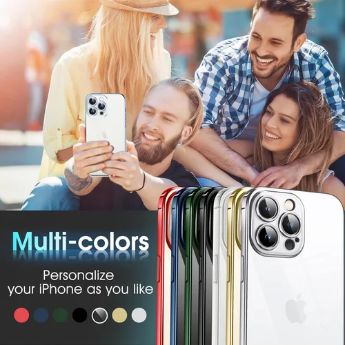 Vista 423 de Supdeal Funda cristalina transparente para iPhone 11, [No se amarillea] [Protección de la cámara] [Probado contra caídas de grado militar] Funda