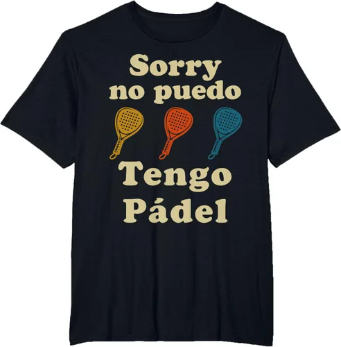 Vista 44 de Funny I Have Padel Player Sport en Español Camiseta Hombre