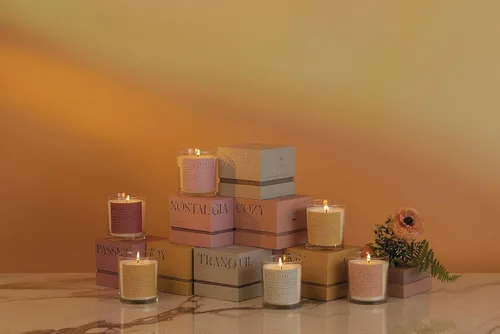 Vista 7 de Paddywax Scented Candles Mood Collection - Vela fragante en caja en recipiente de vidrio, 8 onzas, Joy