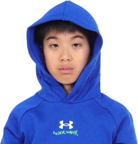 Vista 8 de Under Armour Sudadera con capucha Rival de forro polar para niños