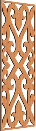 Vista 176 de Keene Paneles de pared decorativos de madera con calado, 9 3/8 pulgadas de ancho x 24 3/8 pulgadas de alto x 1/4 de alto, abedul Birch