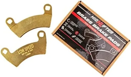 Vista 4 de High Lifter Pastillas de freno de latón compatibles con modelos seleccionados Polaris UTV RZR 800, Scrambler 850/1000, Sportsman 550 Front &