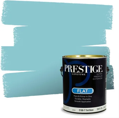 Vista 30 de PRESTIGE Pintura exterior e imprimación en uno, Apalaches, plano, 1 galón