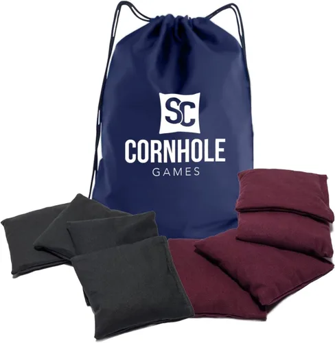 Vista 13 de Bolsas de cornhole resistentes al clima (juego de 8) - Tamaño/peso profesional de regulación (16 oz) - Uso en tableros de cornhole profesionales
