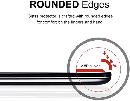 Vista 3 de Supershieldz Protector de pantalla de vidrio templado diseñado para OnePlus 7 Pro y OnePlus 7T Pro (cubierta completa) (vidrio curvado 3D) de 0.012