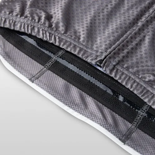 Vista 4 de Castelli Climber's 3.0 - Camiseta de edición limitada con cremallera completa para hombre, gris plomizoplateado, talla L