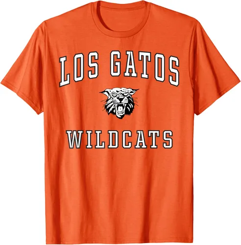 Vista 68 de Camiseta de Los Gatos de la escuela secundaria de Wildcats C1