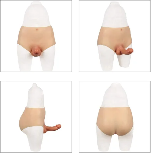 Vista 2 de 5 pulgadas de silicona consolador bragas realista pene mujer strapon Sexo juguetes para las mujeres lesbianas dick masturbación