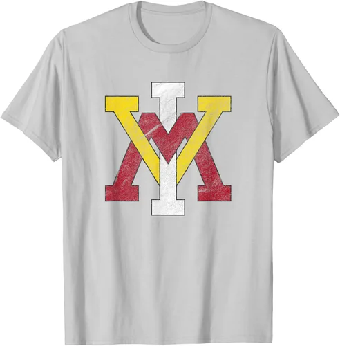 Vista 17 de Virginia Military Institute Camiseta VMI Keydets Distressed Primary, Negro