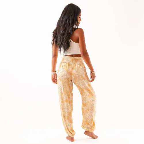 Vista 4 de Lotus and Luna Pantalones tailandeses para mujer perfectos para la playa y el descanso