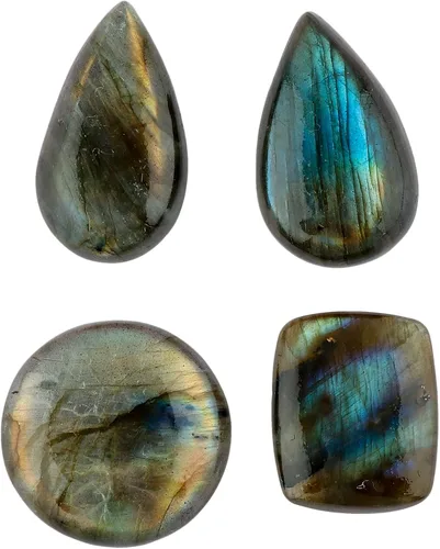 Vista 6 de Natural Gemstone Cabochons Lot 100 Carats Bulk 3-4 Pcs Mixed Gemstones for Jewelry Making, Pendants & Wire Wrapping