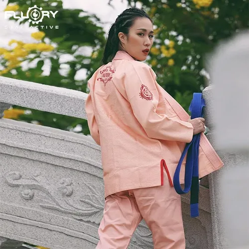 Vista 5 de FLUORY BJJ Gi - Traje brasileño Jiu Jitsu para mujer, kimonos para mujer, uniforme BJJ