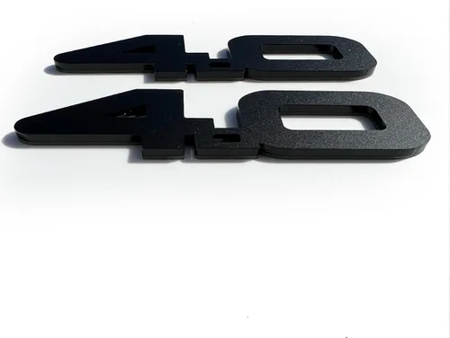 Vista 5 de Emblema personalizado de 4.0L para Jeep Style Cherokee Fender Badge