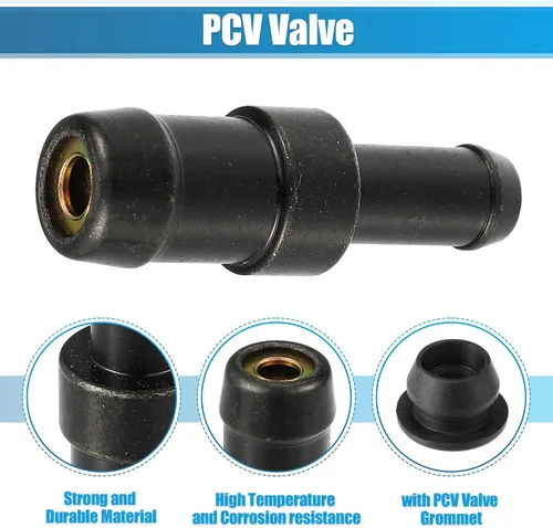 Vista 4 de uxcell Kit de juntas de válvula PCV Accesorios de válvula de ventilación positiva del cárter para Toyota 4Runner 3.0L 1990-1995
