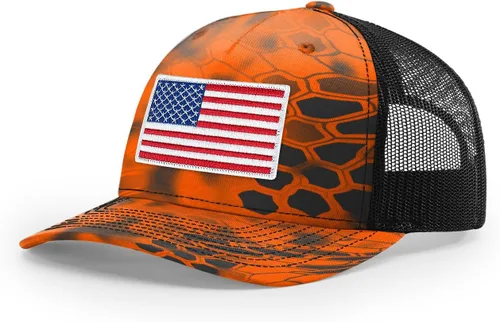 Vista 277 de Joe's USA Richardson 112 - Gorras de camionero con parche gráfico personalizado - Gorras estructuradas de cinco y seis paneles Richardson Premium