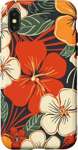 Vista 5 de Puakenikeni Flower Watercolor Floral Pattern Case for iPhone 17