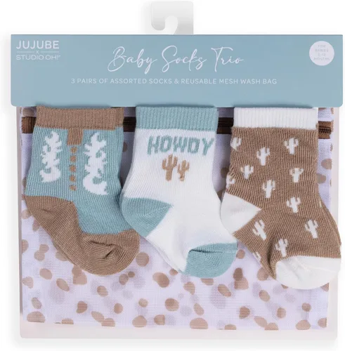 Vista 8 de JuJuBe Calcetines a juego para mamá y bebé niño o niña, regalos de baby shower, artículos esenciales para recién nacidos