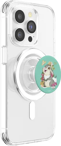 Vista 3 de Disney Bambi Thumper Floral Retrato PopSockets MagSafe PopGrip para iPhone