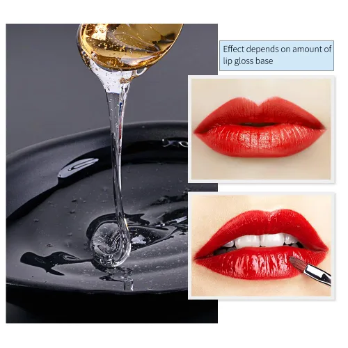 Vista 3 de Base de brillo de labios de 2 x 3.4 fl oz, gel antiadherente Transparente 2 paquetes x 3.4 fl oz