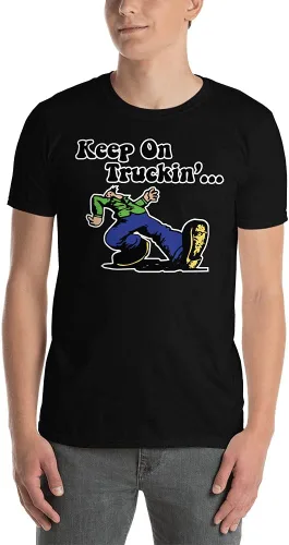 Vista 2 de Camiseta vintage Keep on Truckin' Retro de los años 70