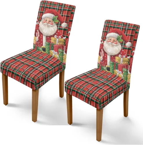 Vista 37 de Rnyleeg Fundas de silla de Navidad para sala de estar, diseño de muñeco de nieve azul, estampado de pájaros, fundas para sillas de comedor, 1