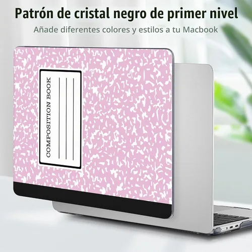 Vista 3 de Tuiklol Funda rígida para MacBook Air 2026, 2025, 2024, 2023, modelo M5, A3448, M4, A3241, M3, A3114, M2, A2941, funda rígida para MacBook de 15.3