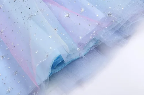 Vista 6 de LX7 Vestido de ballet de princesa multicolor con falda tutú para niña pequeña