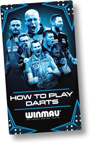 Vista 6 de Winmau Rookie - Juego de dardos de latón con vuelos, ejes (tallos) y folleto exclusivo de dardos, disponible en azul, rojo y verde
