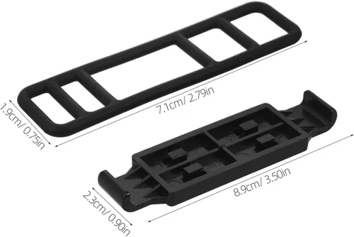 Vista 4 de Generic Kit de base de montaje para cámara de tablero de 4 piezas: hebilla de abrazadera y correas de sujeción para espejo retrovisor - Reemplazo