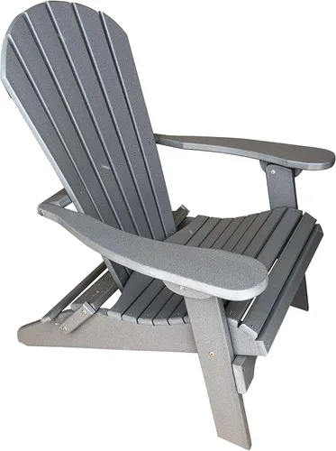 Vista 10 de Phat Tommy Silla Adirondack plegable – Silla Adirondack de polietileno de polietileno de alta densidad – resistente plástico reciclado – Muebles