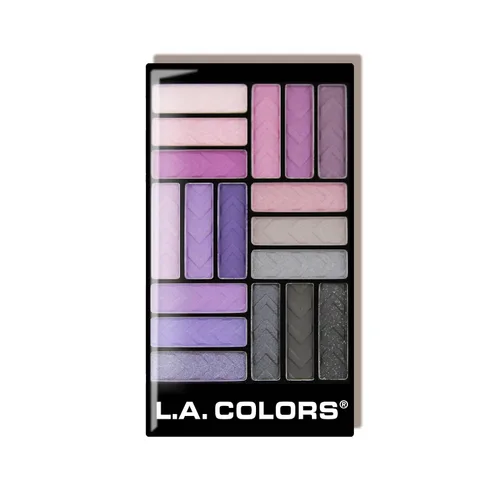 Vista 3 de L.A. COLORS Paleta de sombra de ojos Glam de 18 colores, Glam Diva CES748