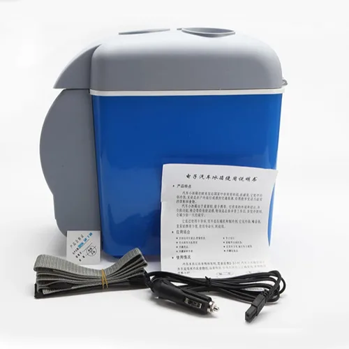 Vista 7 de Calentador de refrigerador para automóvil, refrigerador portátil de 7.5 L, mini refrigerador eléctrico, enfriador termoeléctrico personal