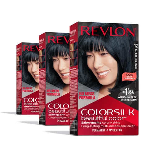 Vista 27 de Revlon ColorSilk - Tinte para el cabello, 70 rubio ceniza medio, 1 unidad (paquete de 2)