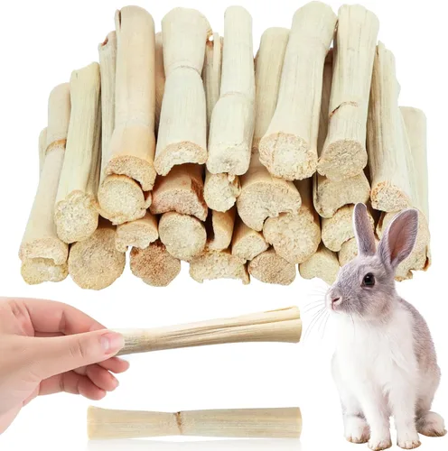 Vista 9 de Palitos masticables de bambú dulce de 2 libras para conejos
