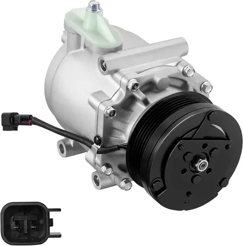 Vista 17 de BDFHYK Compresor de aire acondicionado con embrague compatible con Ford F-250 F-350 Super Duty 6.2L 2017-2019, F-450 F-550 Super Duty 6.8L