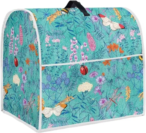 Vista 8 de Funda para batidora de pie de mármol azul compatible con mezclador de cocina de 6 a 8 cuartos de galón, cubierta antipolvo, lavable, ajuste