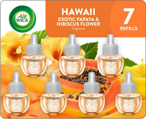 Vista 11 de Aceites perfumados Air Wick 0+4 Hawái Papaya exótica y flor de hibisco