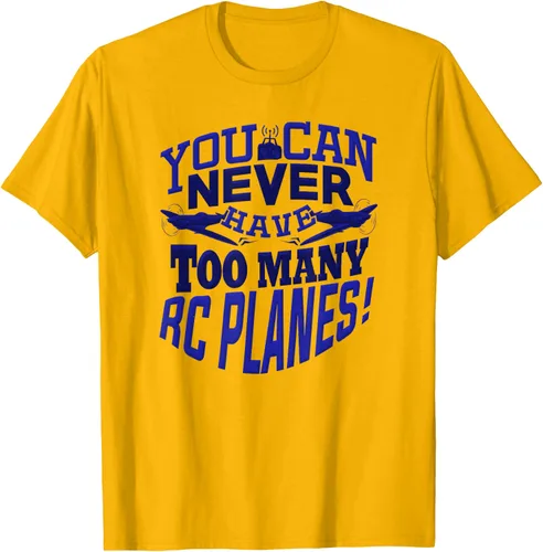 Vista 37 de RC Plane You Can Never Have Too Many RC Aviones Hobby Lover - Camiseta, gris, S